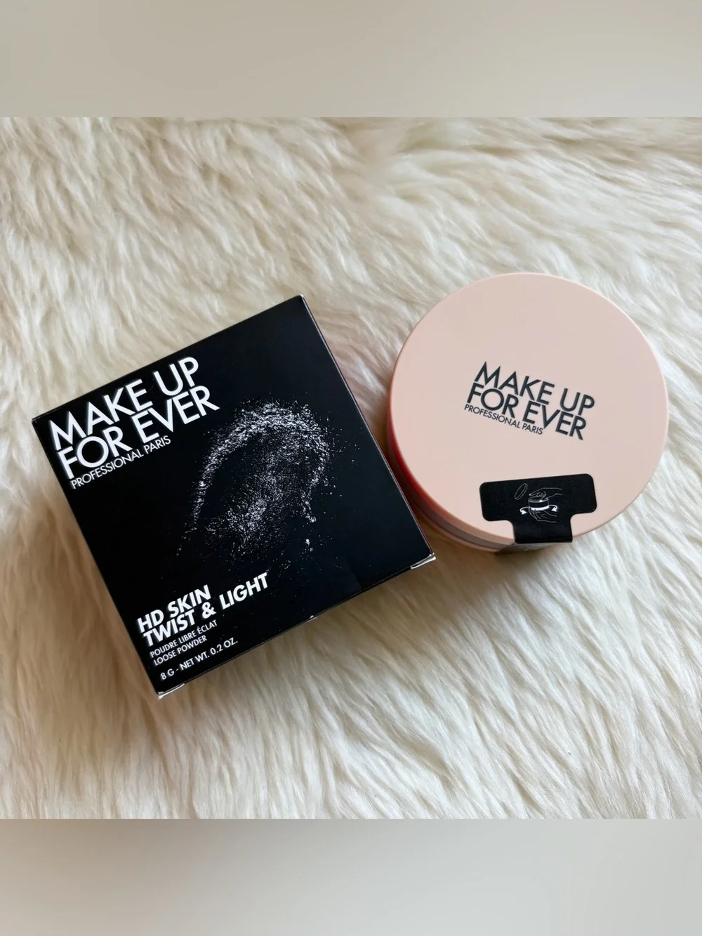 NEW Make Up For Ever HD Skin Twist & Light Loose Powder 1.0 Clair / Light 0.2 oz